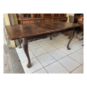 Mesa De Jantar Em Jacarandá Maciço Est. D. José Com Extensão
