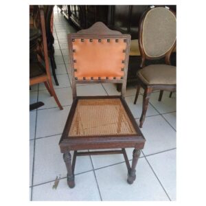 Conjunto 6 Cadeiras Est. Império Em Imbuia Perfeita