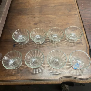 Conjunto Com 08 Taças Para Sobremesa Em Vidro